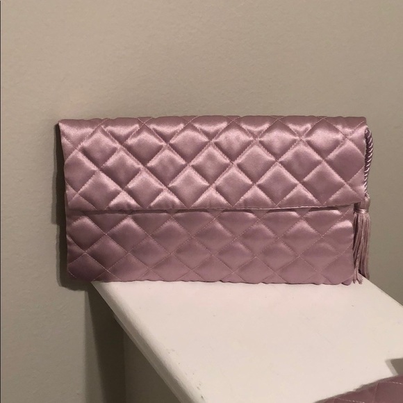 Dessy Group Suede Rose Clutch - Picture 2 of 8